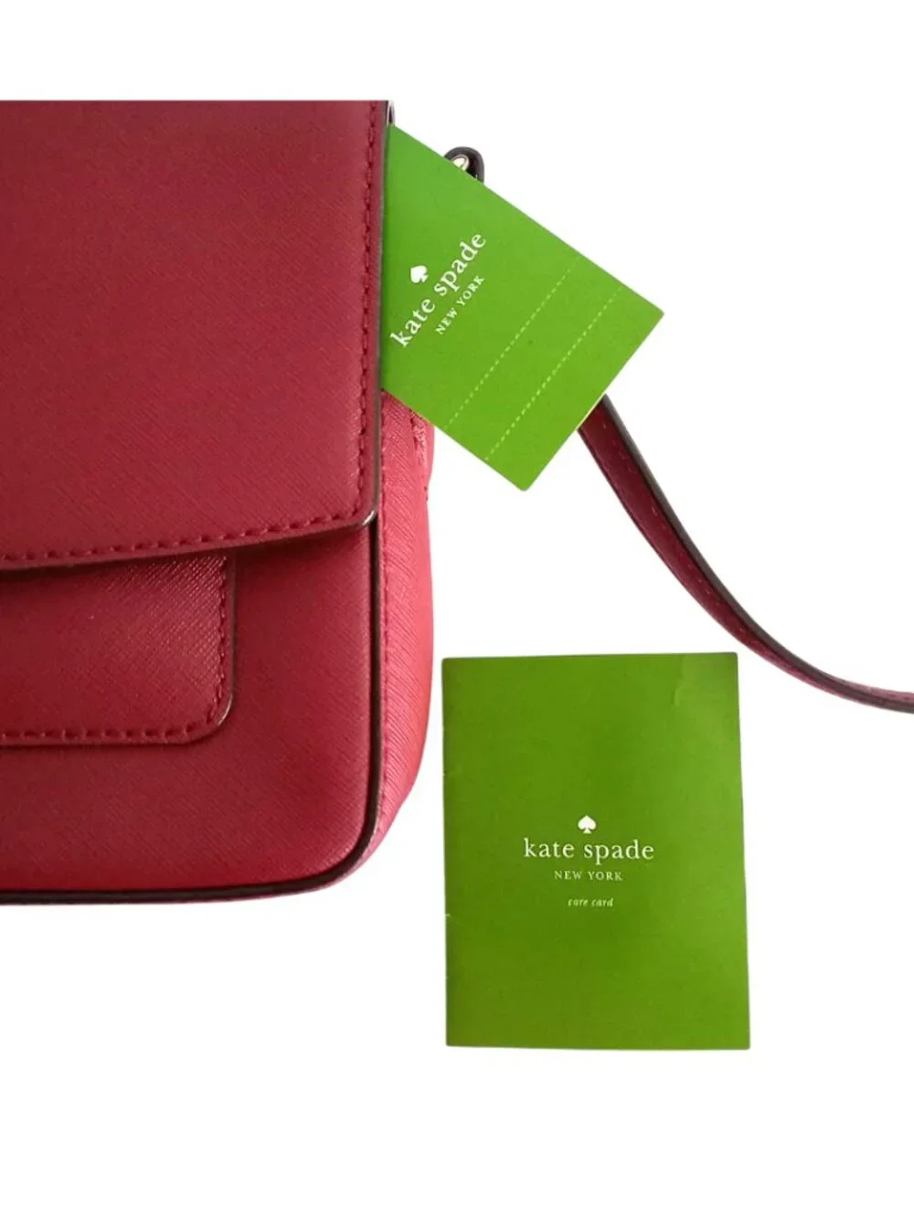 Kate Spade Laurel Way Saffiano Leather Flap Crossbody Bag - Burgundy